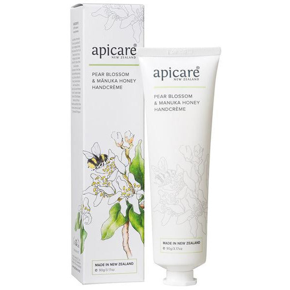Apicare Pear Blossom & Manuka Honey Handcreme 90g