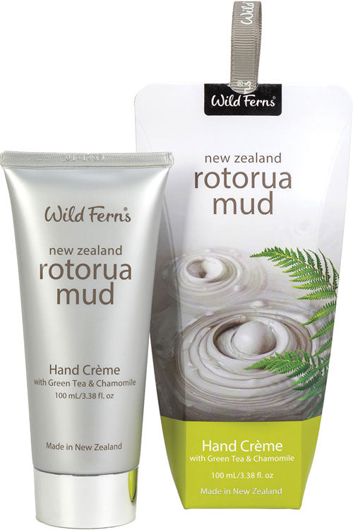 Wild Ferns Rotorua Mud Hand Creme with Green Tea & Chamomile 85g