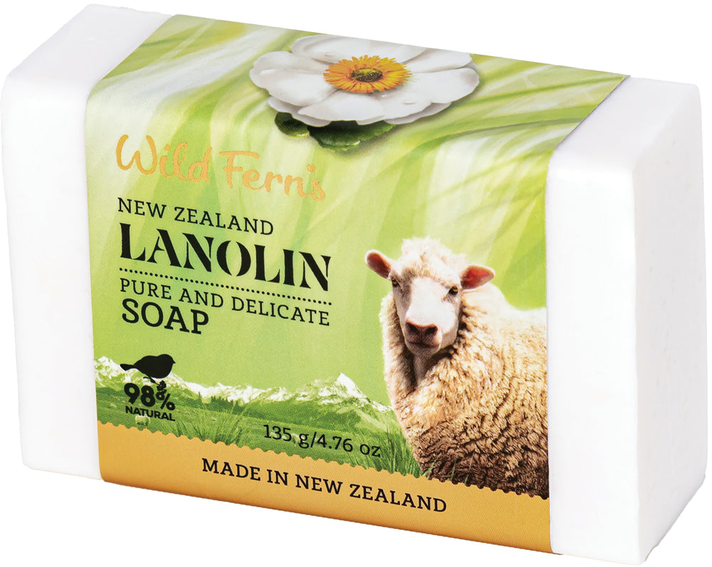Wild Ferns Lanolin Soap - 135g (New)