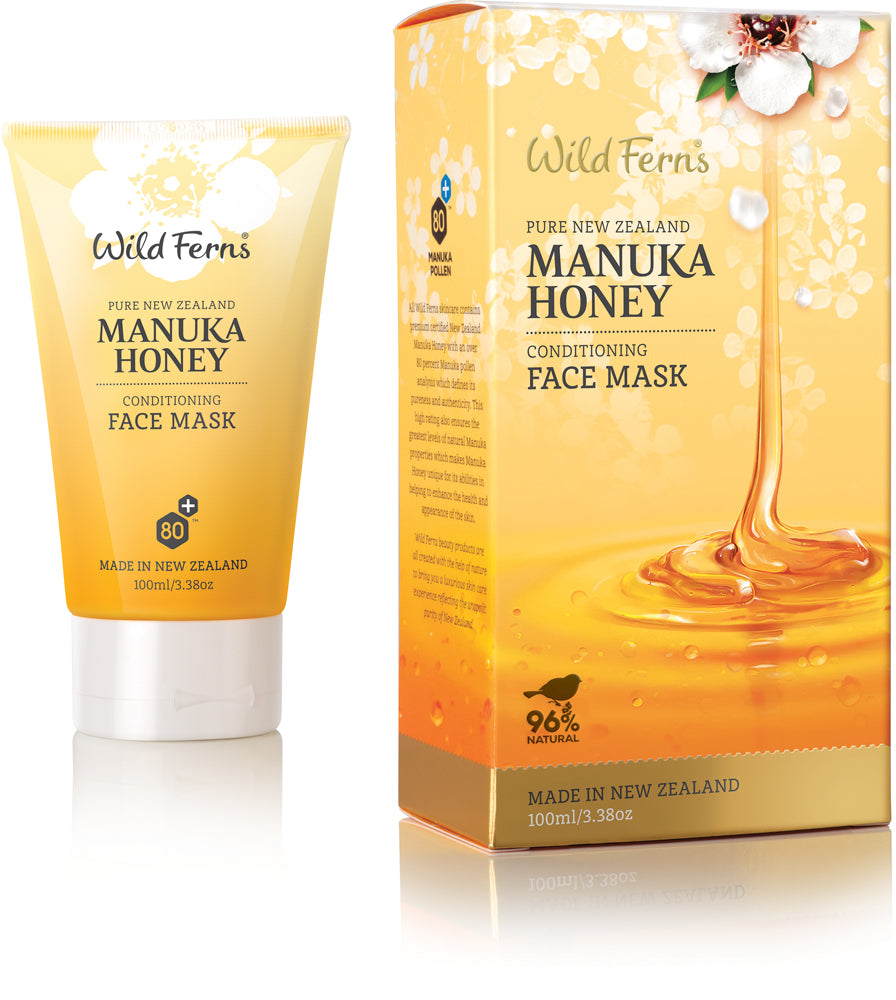 Wild ferns Manuka Honey Conditioning Face Mask 100ml (New)