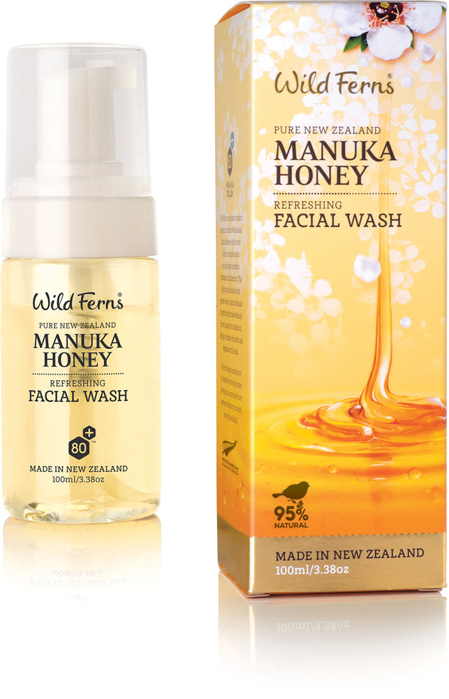 Wild Ferns Manuka Honey Refreshing Facial Wash 100ml (new)