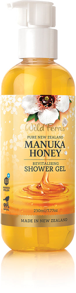 Wild Ferns Manuka Honey Revitalising Shower Gel 230ml (New)