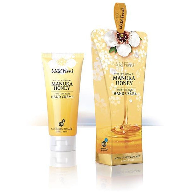 Wild Ferns Manuka Honey Moisturiser Rich Hand Creme 100ml (New)