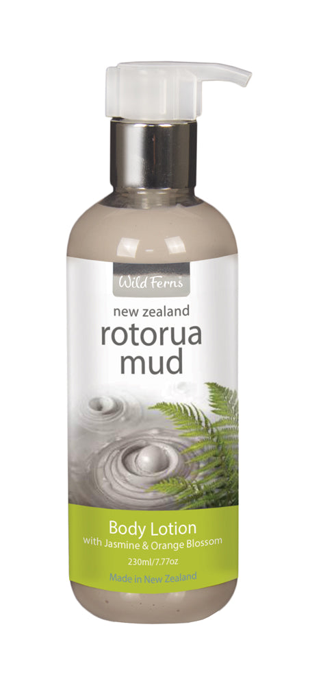 Wild Ferns Rotorua Mud Body Lotion with Jasmin & Orange Blossom 230ml