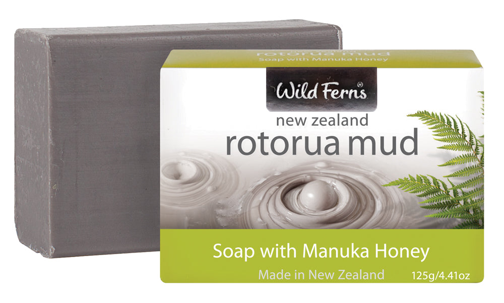 Wild Ferns Rotorua Mud Soap with Manuka Honey 125g